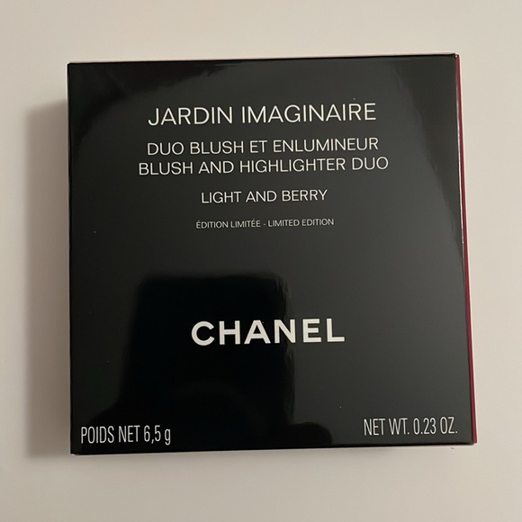 New Chanel JARDIN IMAGINAIRE BLUSH AND HIGHLIGHTER DUO Light and Berry - Picture 7 of 8